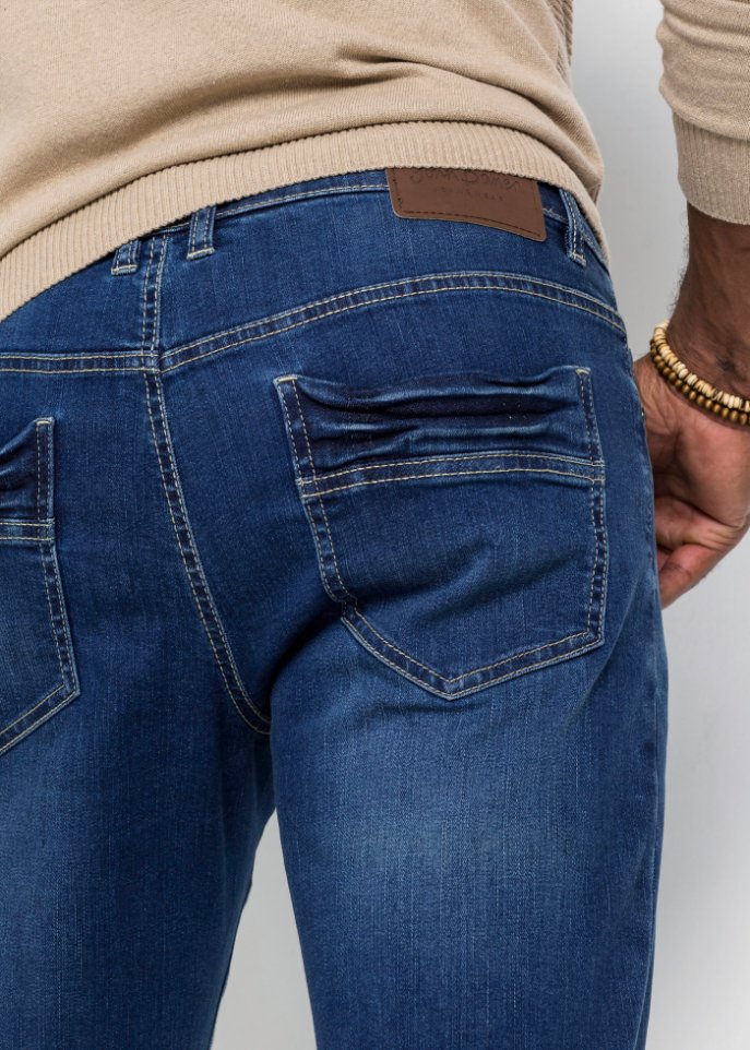 Regular Fit Stretch-Jeans, Tapered