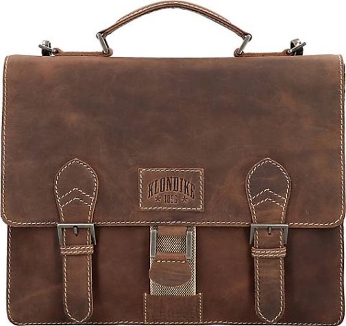 Klondike 1896 Liam Aktentasche Leder 38 cm Laptopfach