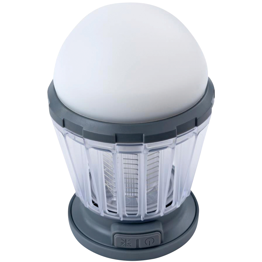 Dörr LED Solar Campinglampe Anti-Moskito (hellgrau)