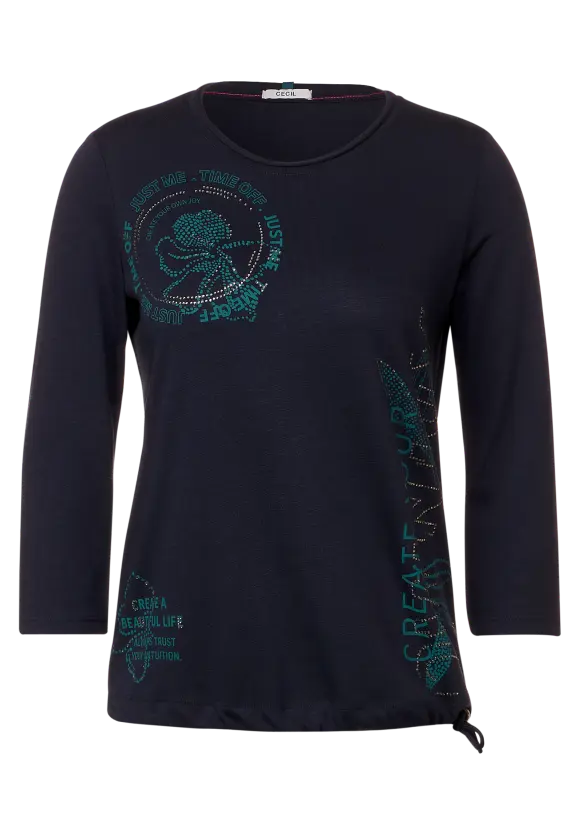 CECIL Shirt mit Frontprints