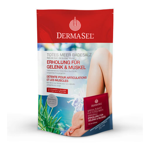 DERMASEL Totes Meer Badesalz Gelenk&Muskel SPA  1 P  Kombipackung