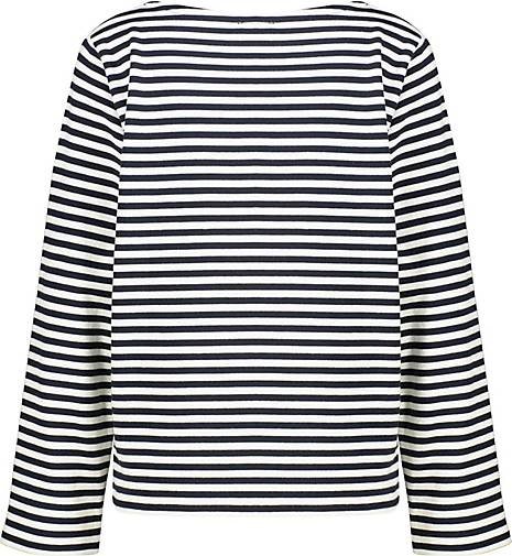 Marc O'Polo Damen Langarmshirt HEAVY JERSEY aus Bio-Baumwolle Loose Fit