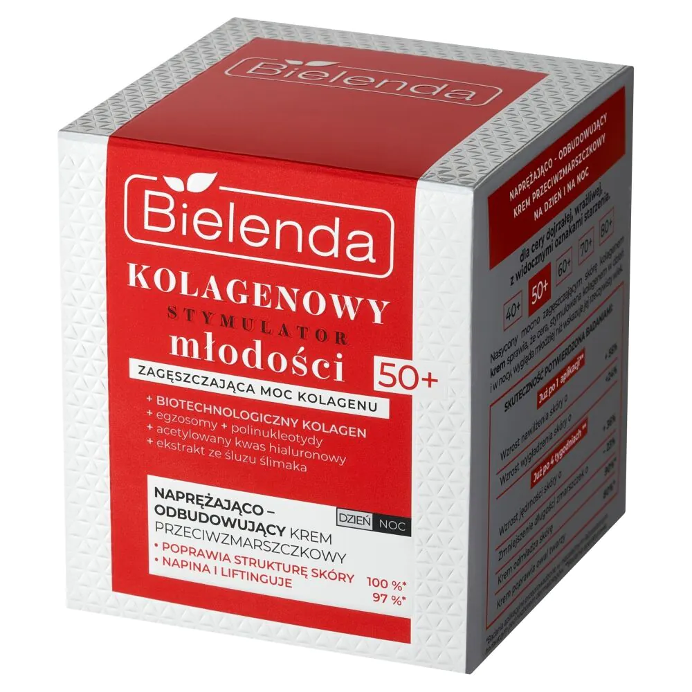 Bielenda krema za stimulaciju, učvršćivanje i obnovu kože s kolagenom 50+ dan/noć