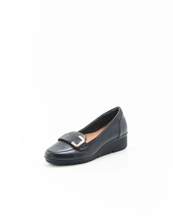 Mocassins compensés à boucle Amortyl