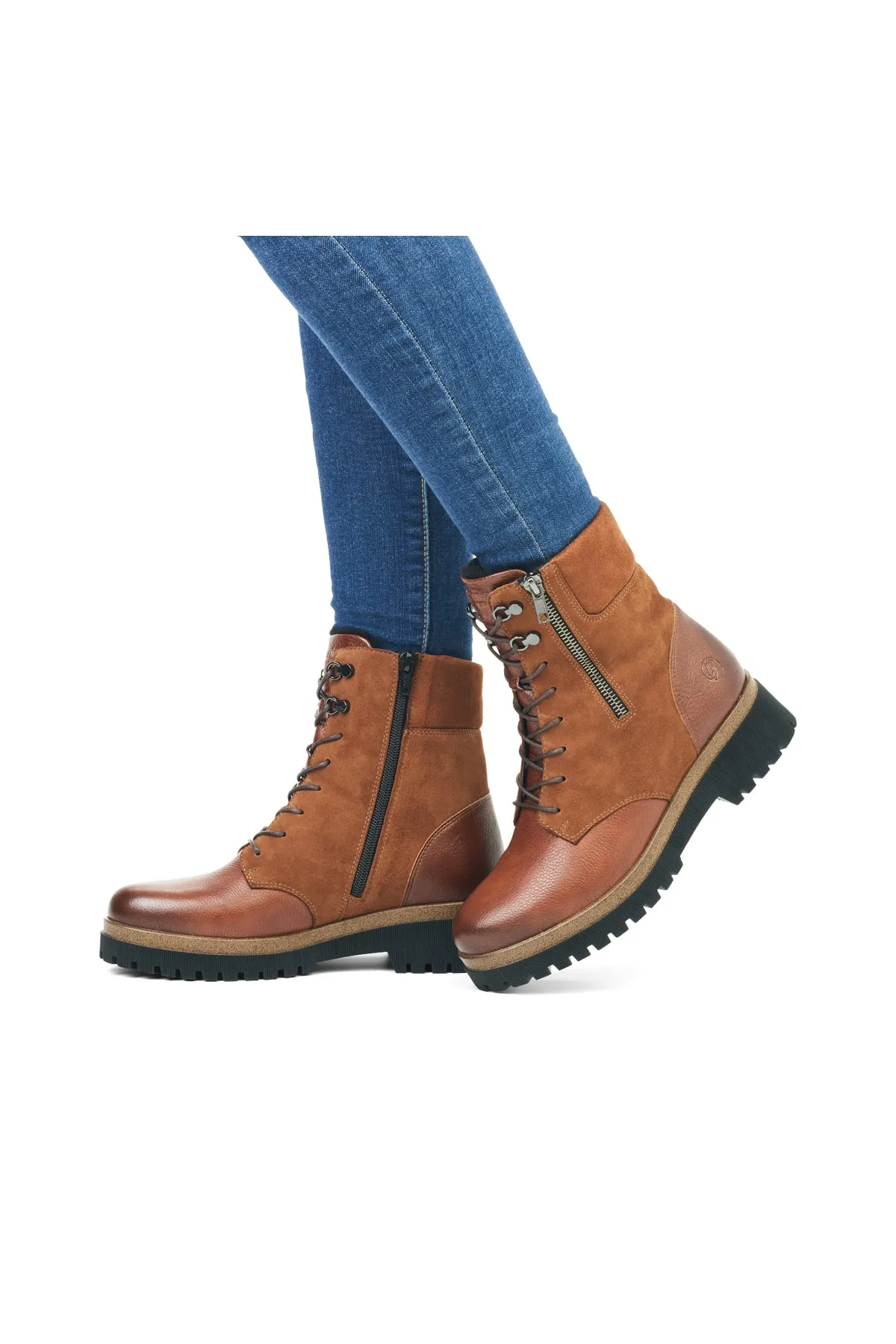 Remonte  Stiefelette - Braun - Blockabsatz