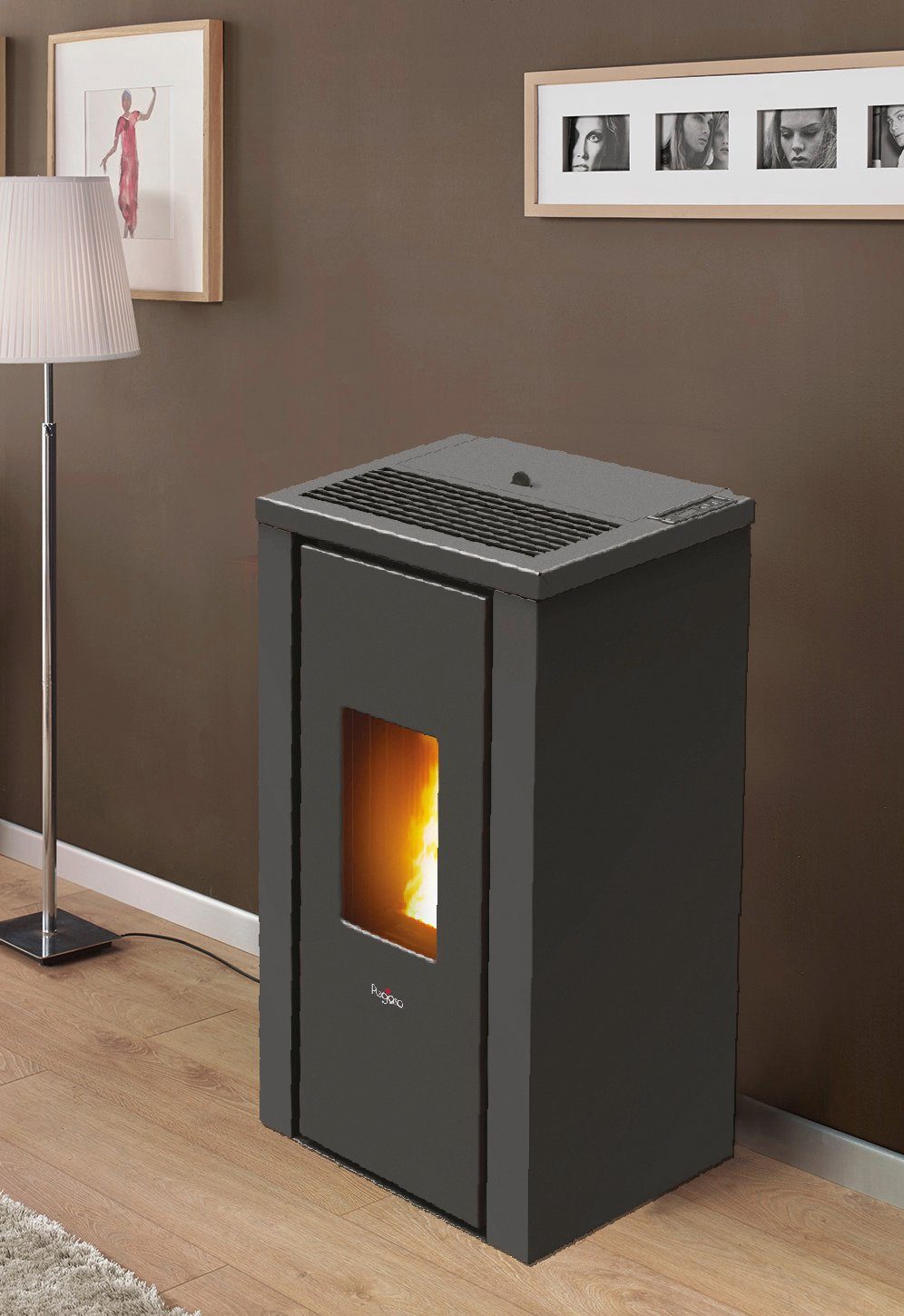 Pegaso Pelletofen VERA, 7 kW, Zeitbrand, Stahl
