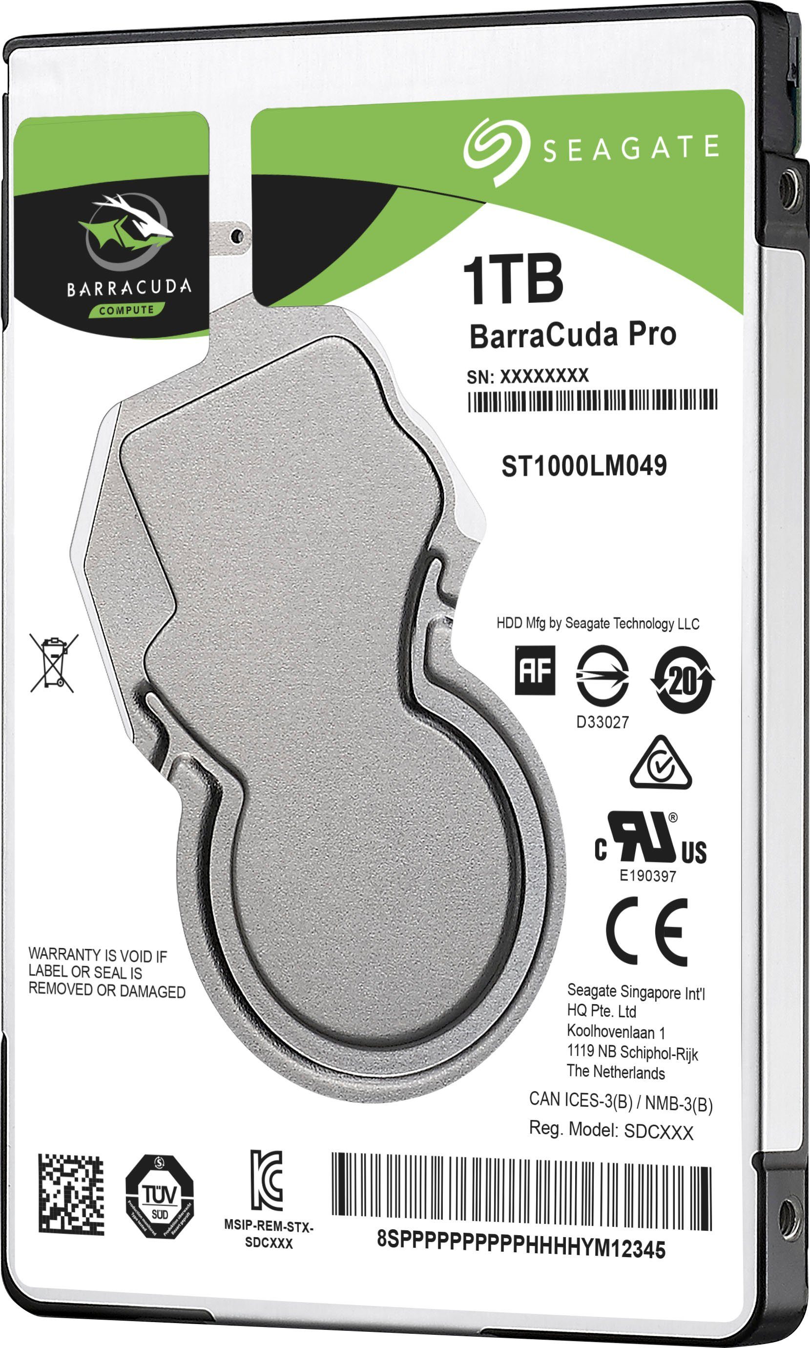 Seagate BarraCuda Mobile Pro HDD-Festplatte (1 TB) 2,5