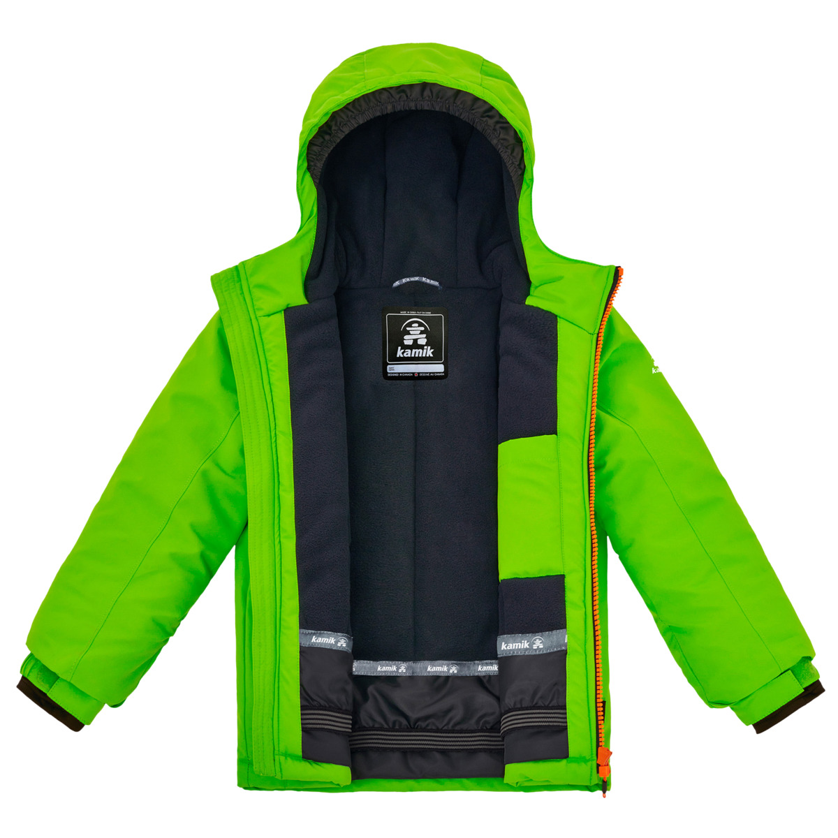 Kamik FINN Winterjacke hellgruen
