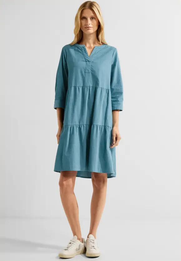 CECIL Cordkleid mit 3/4-Arm