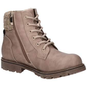 Puccetti Schnür Boots in beige