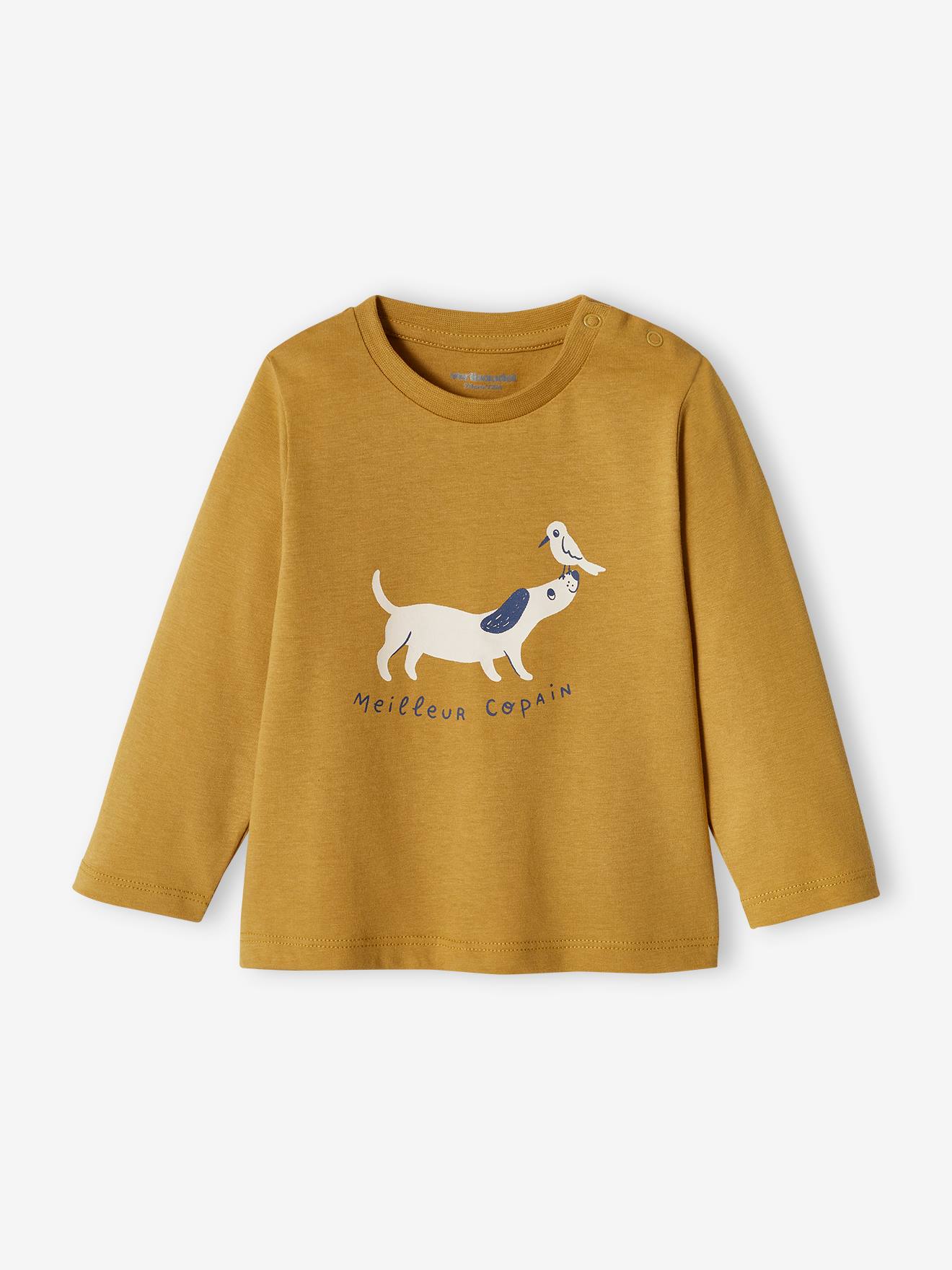 Vertbaudet 2er-Pack Baby Shirts BASIC Oeko-Tex - bronze