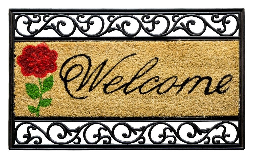 Trend Line Schuhabtropfschale Fußmatte Salome Welcome natur, 45 x 75 cm