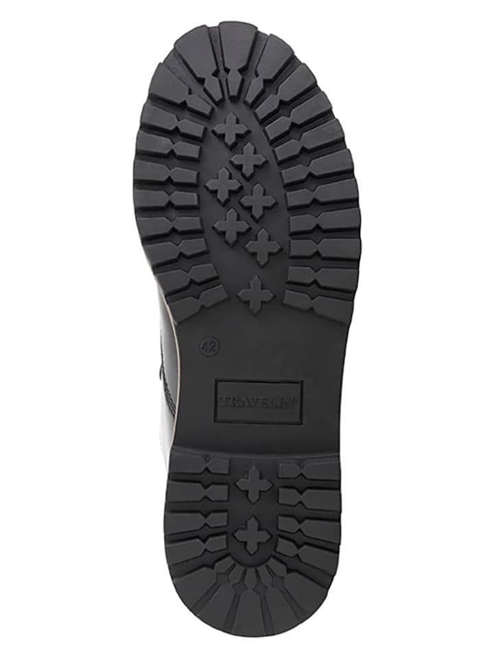 TRAVELIN' Leder-Schnürschuhe 