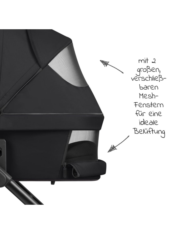 ABC-Design Kombi-Kinderwagen Samba - inkl. Babywanne & Sportsitz in schwarz günstig kaufen onesize