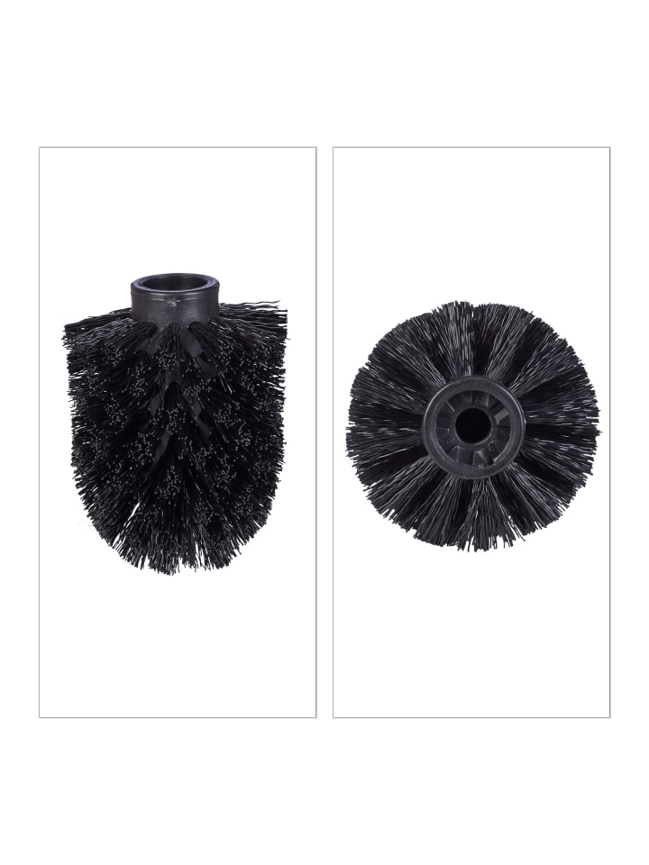 relaxdays 5x Bürstenkopf in Schwarz Gewinde Ø 9,5mm günstig kaufen onesize