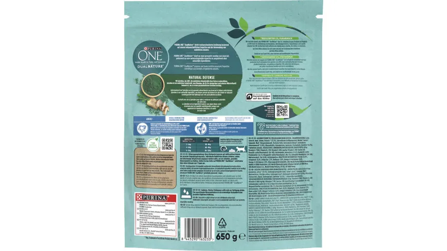 PURINA ONE Dual Nature Adult Lachs 650 g