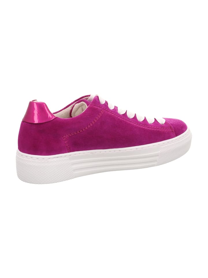 Gabor Comfort Plateau Schnürschuhe in Pink günstig kaufen