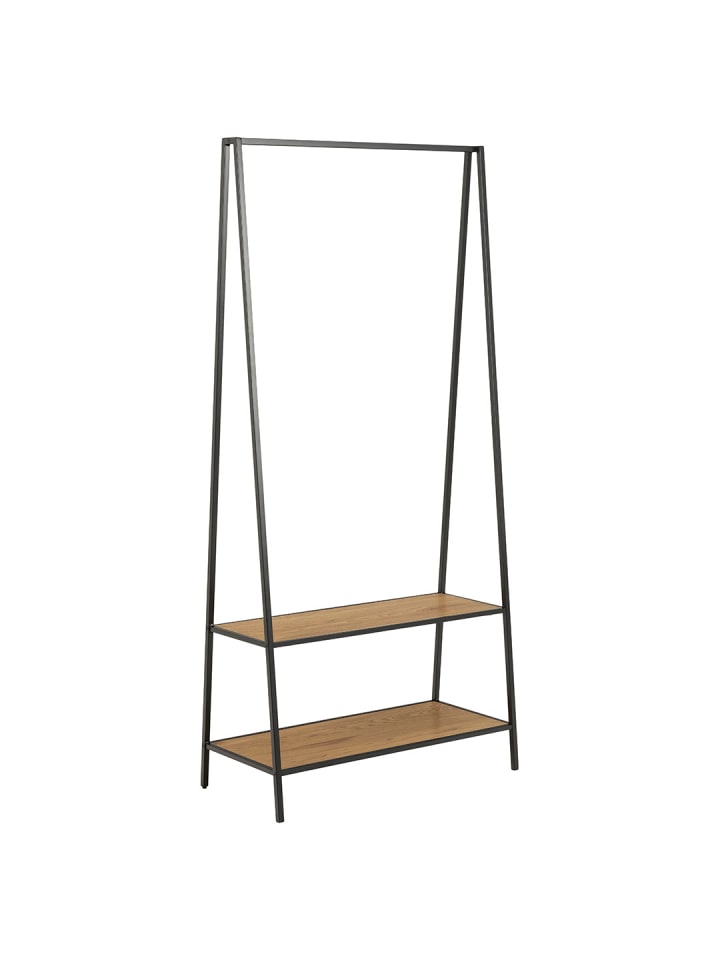 ebuy24 Garderobenständer Seaford Schwarz 77 x 37 cm günstig kaufen onesize