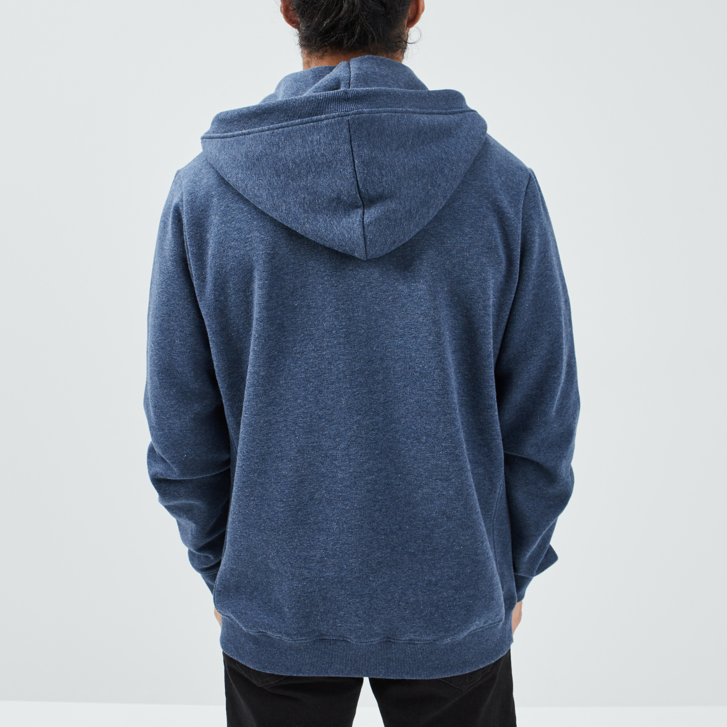 Sweat zippé à capuche Creeks bleu marine homme | La Halle
