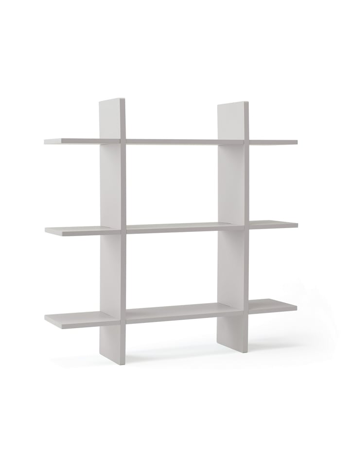 Kids Concept Wandregal mit drei Ebenen 70x70 cm in Grau günstig kaufen onesize
