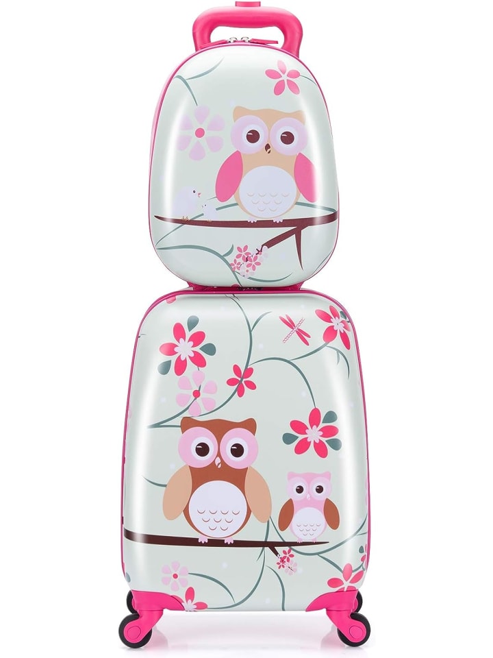 COSTWAY 2 tlg. Kofferset in Rosa günstig kaufen 30 x 20 cm