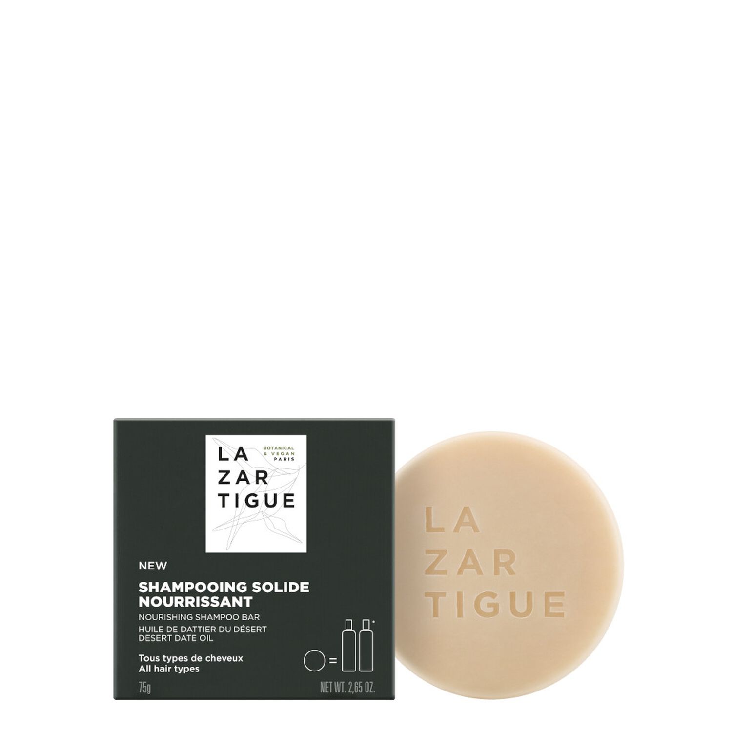 Lazartigue Shampooing Solide Shampoing Solide Nourissant 75g