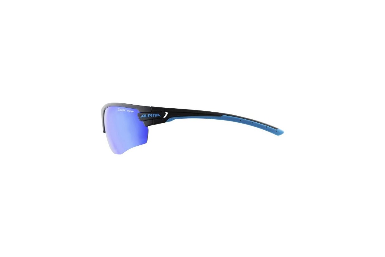 Alpina Tri-Scray 2.0 HR black cyan matt / blue-clear-orange mirror