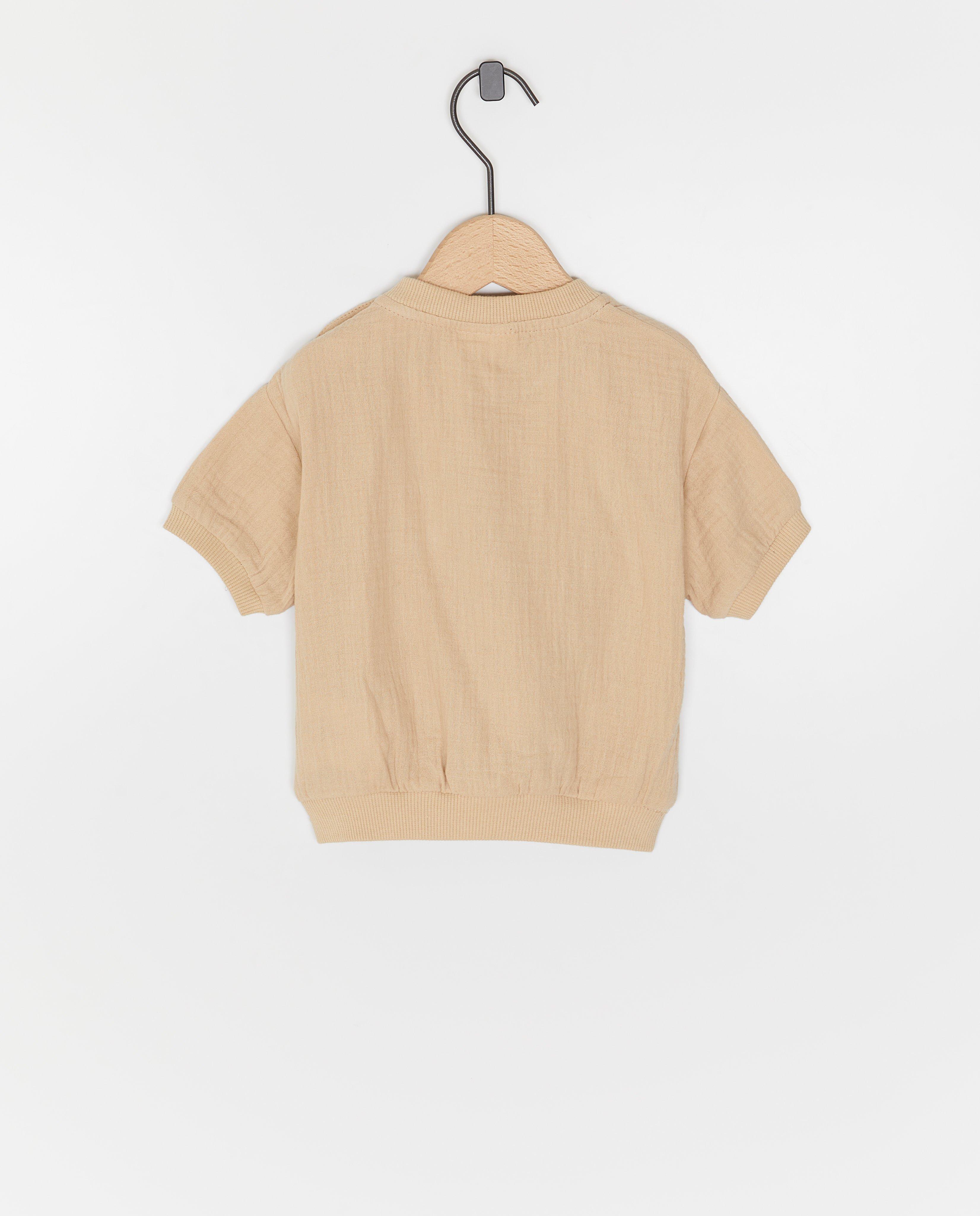Tricou Cuddles and Smiles van tetra bej