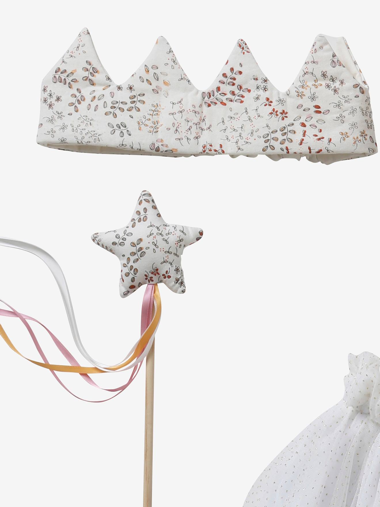Déguisement panoplie de princesse multicolore