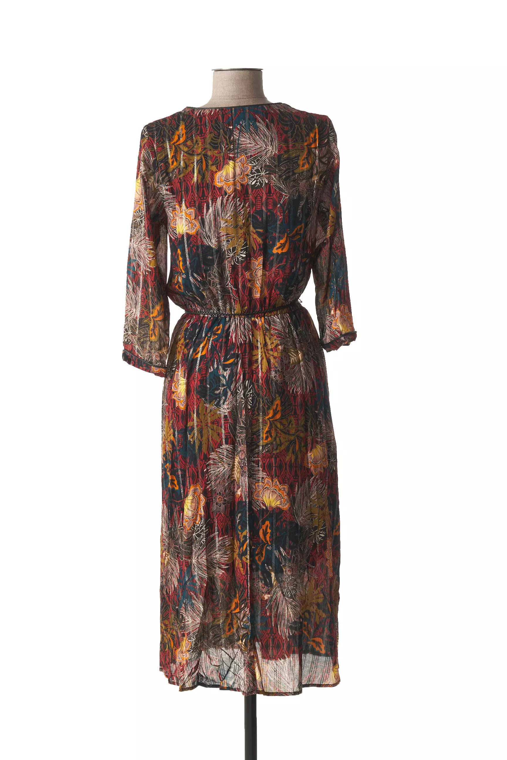 Julie Guerlande Robes Mi Longues Femme couleur marron