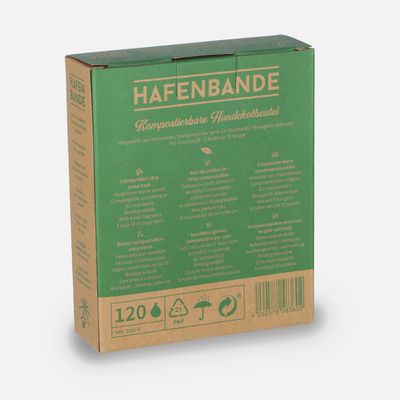 HAFENBANDE Kompostierbare Hundekotbeutel
