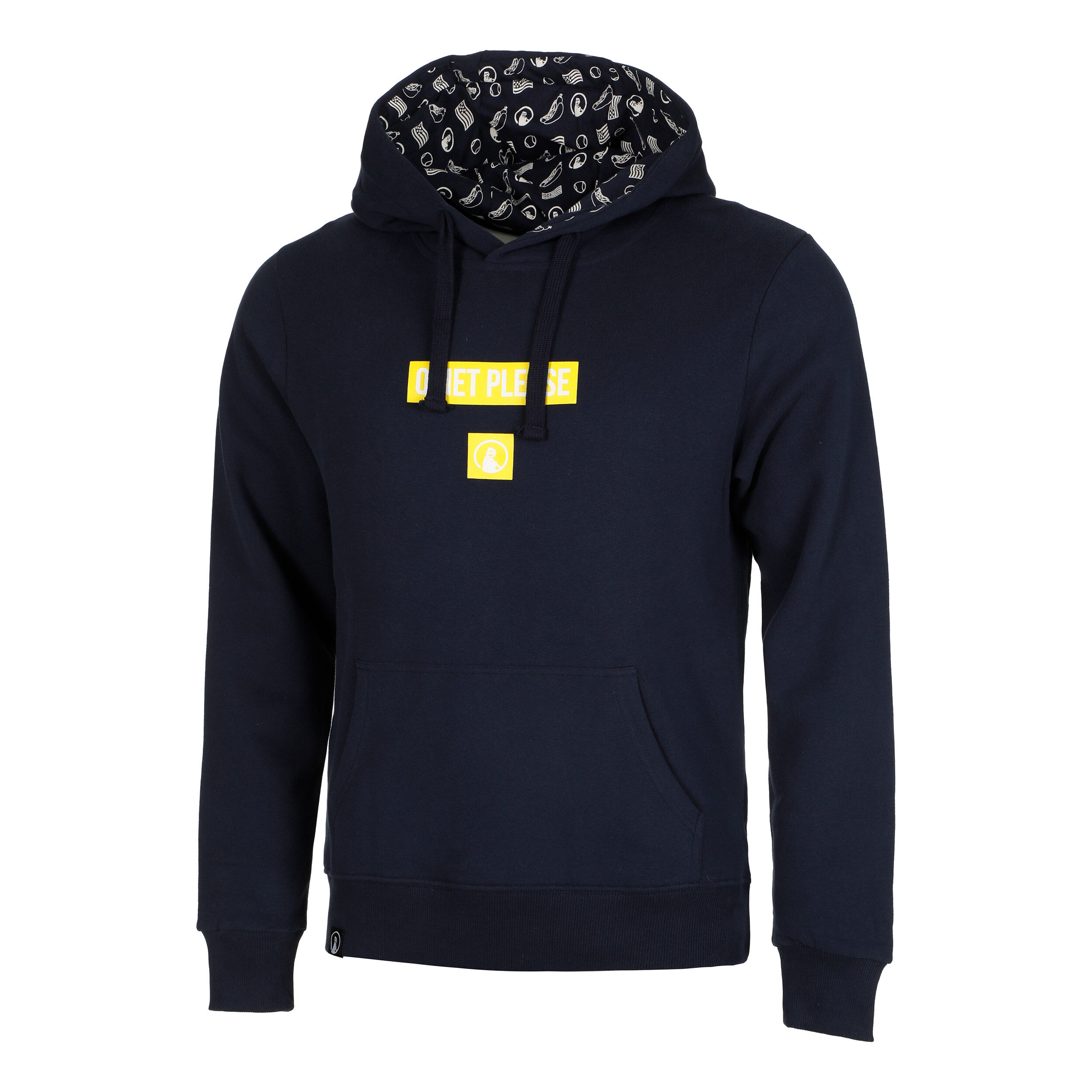 New York Skyline Hoody Herren - Blau, Gelb