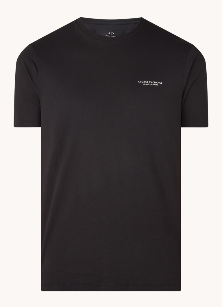 Armani Exchange T-krekls ar logotipa apdruku