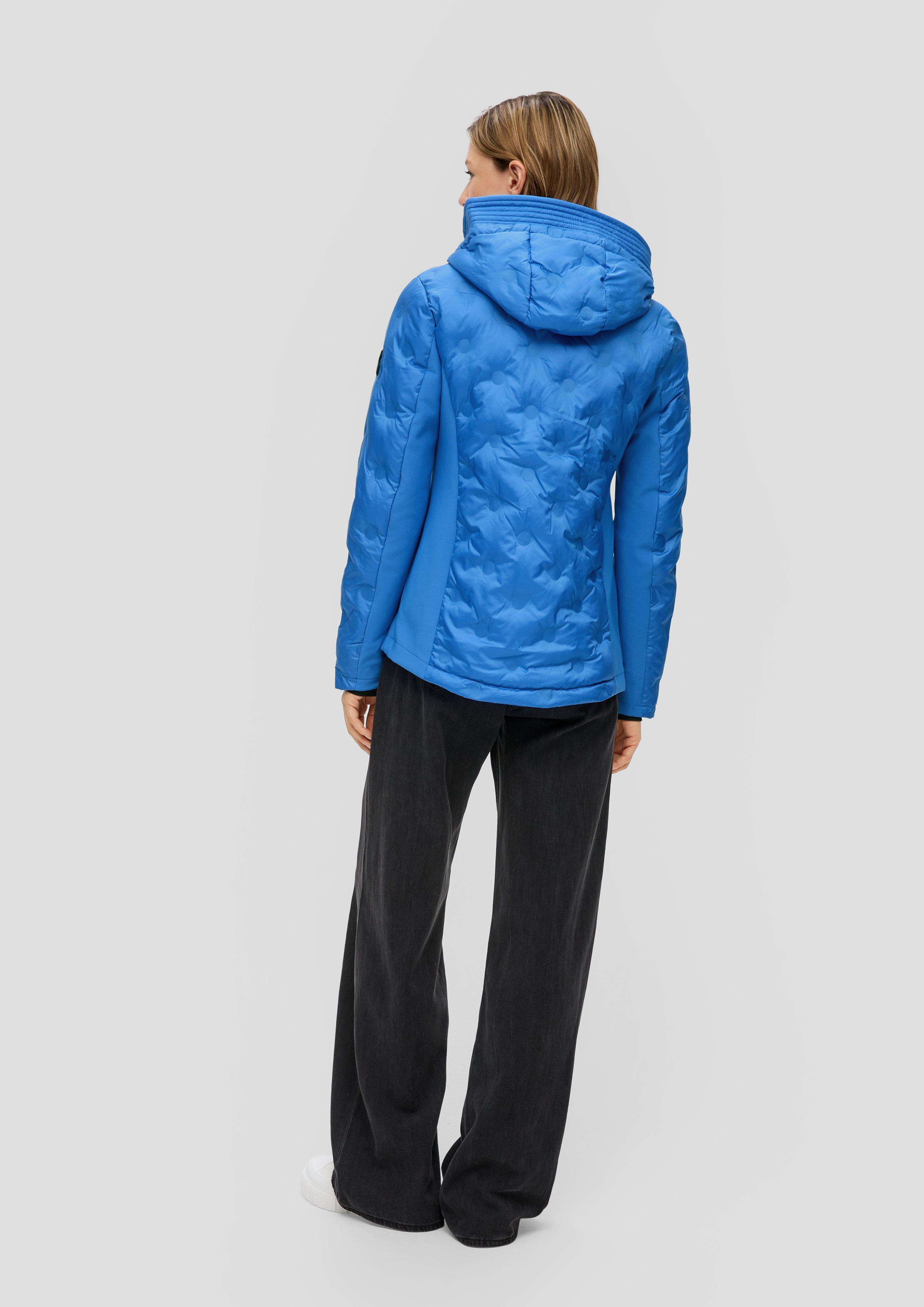 Kapuzenjacke im Fabricmix  2141553-5531