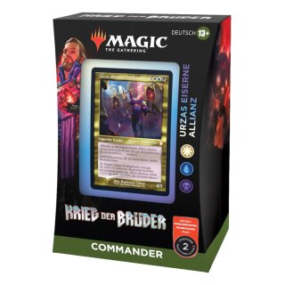 Magic the Gathering: Krieg der Brüder Commander Deck Display (4) (DE)