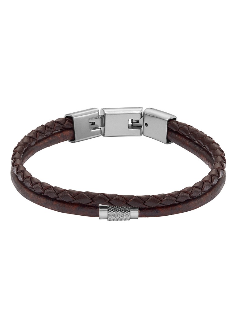 Fossil  Wikkelarmband van leer JF04702040