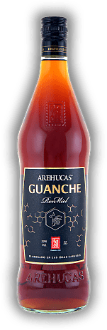 Arehucas Ron Miel Guanche Honigrum 1,0 Liter Arehucas Ron Miel Guanche Honigrum 1,0 Liter Weich und rund, eine kanarische Spezialität. 1	 Liter - Vol 20%