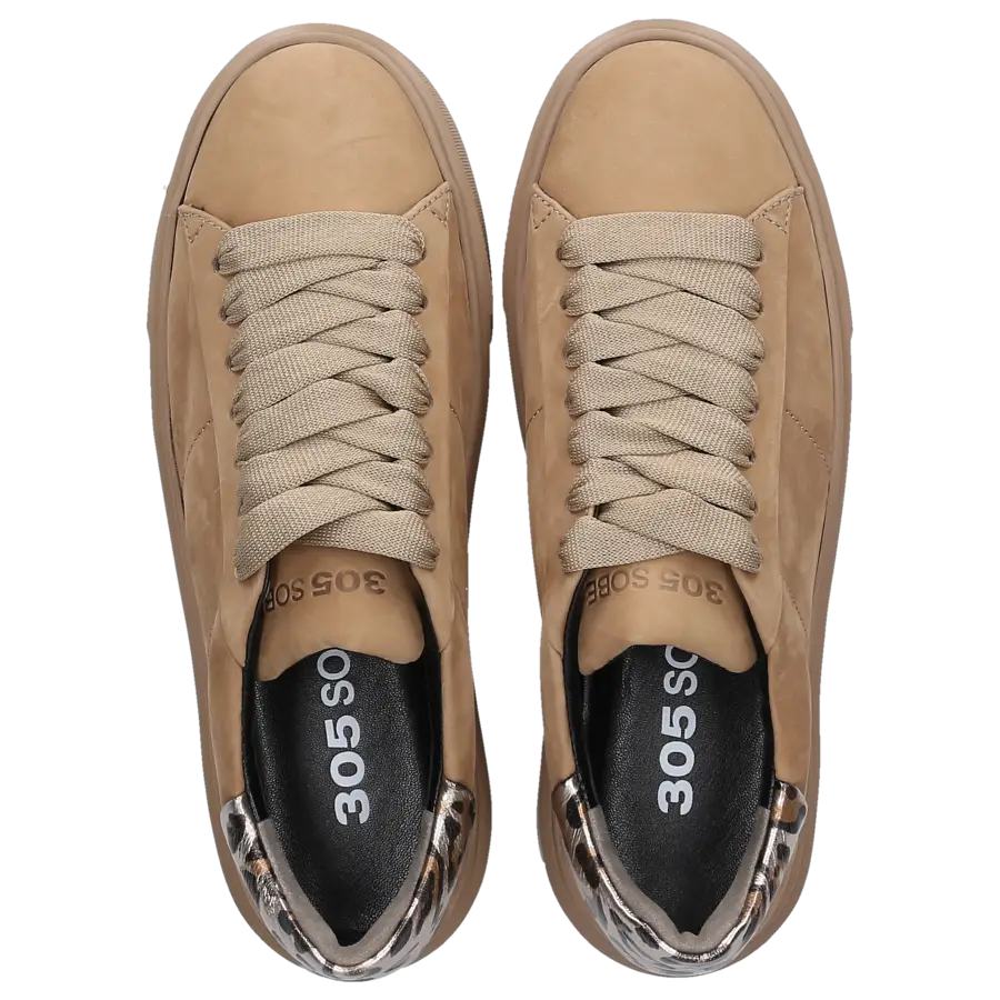 305 SOBE - Sneaker low GYM Nubukleder - beige