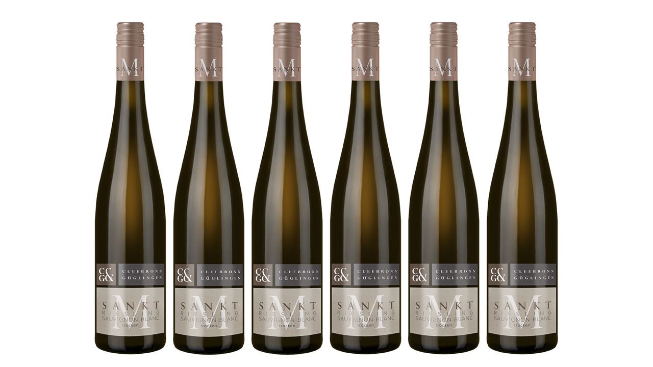 Württembergische WZG Sankt M. Riesling M.Sauvignon  Blanc Qualitätswein Trocken 0,75L 6er Karton