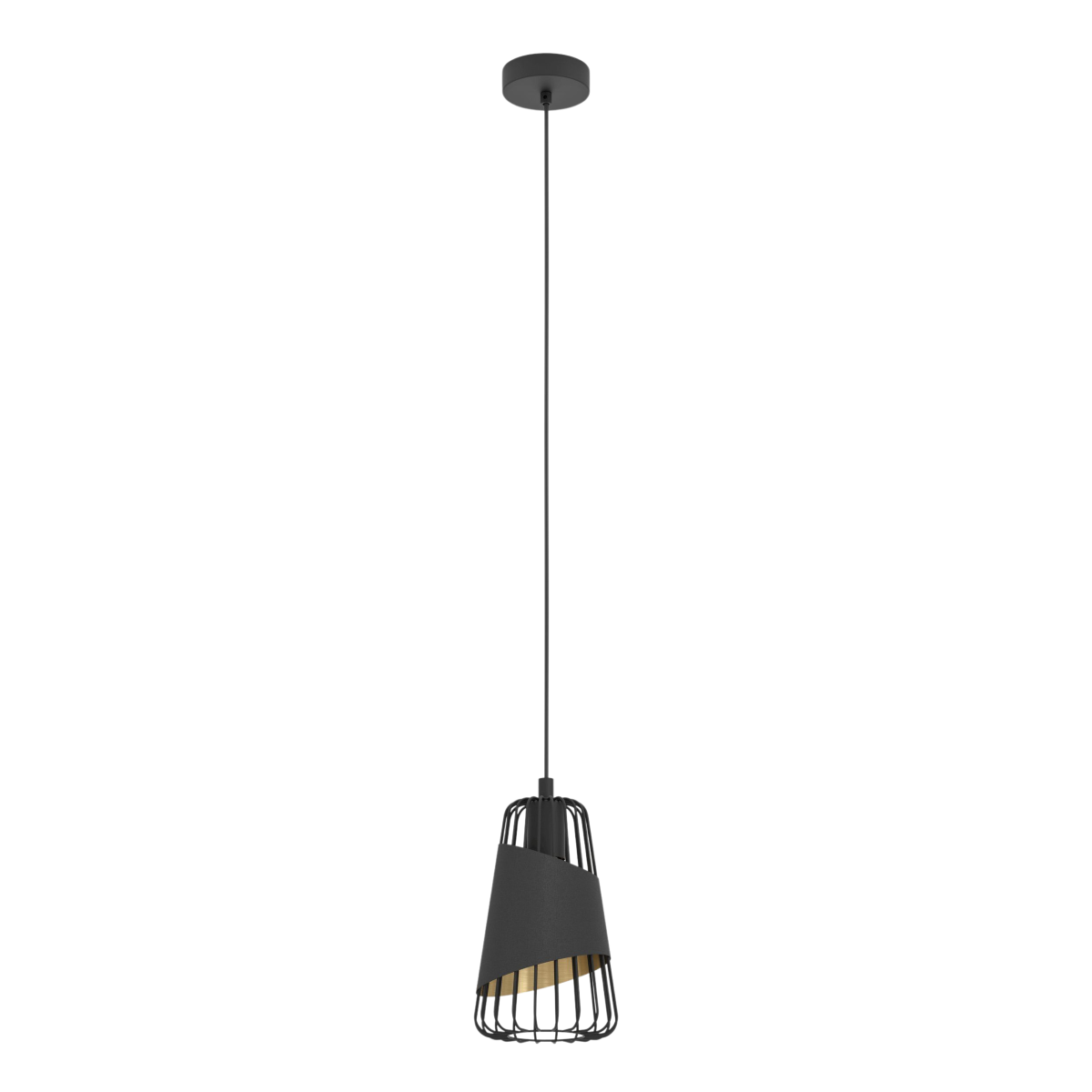 EGLO Pendelleuchte Austell Schwarz 16,5 cm
