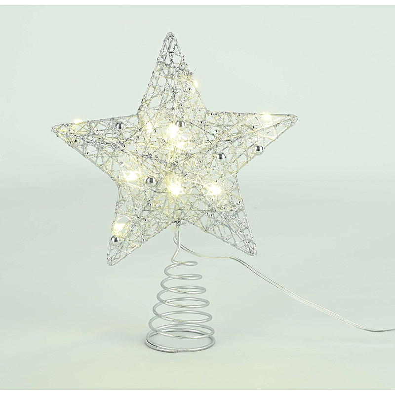 Home Toppstjerne 15 cm, 10 LED-lys