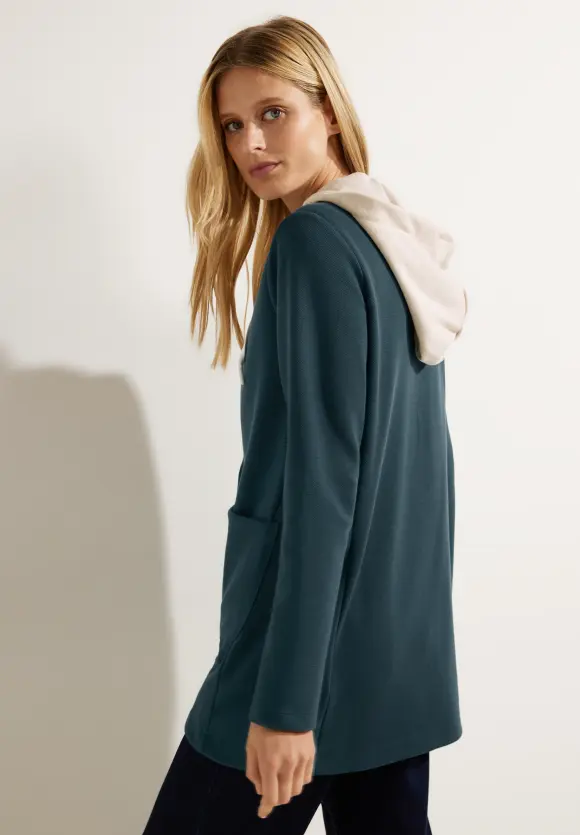 CECIL Doubleface Blazer mit Kapuze