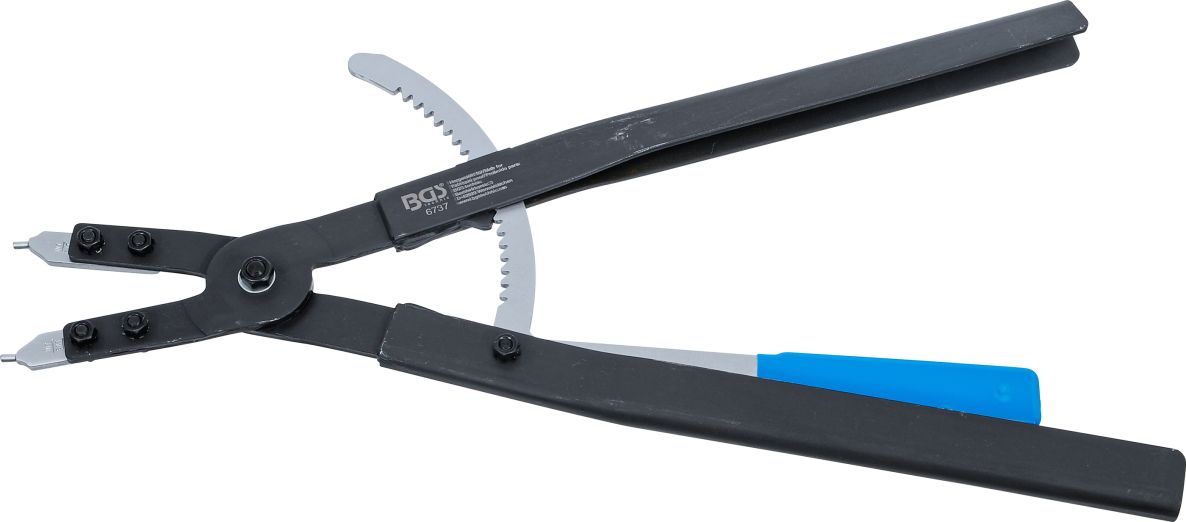 Pinza per anelli elastici dritti BGS 6737 per anelli interni 500 mm