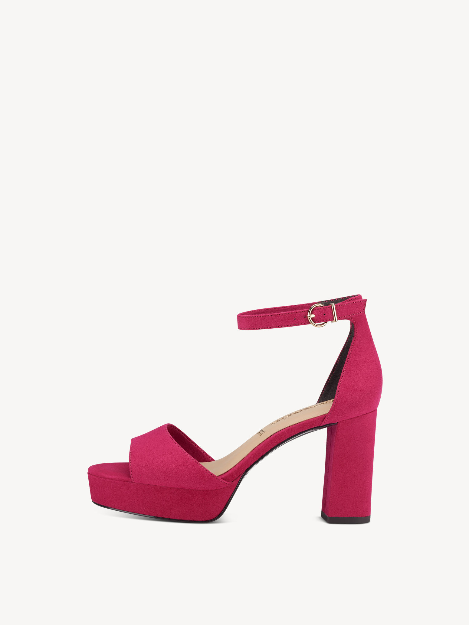 Sandale à talon - rose fuchsia