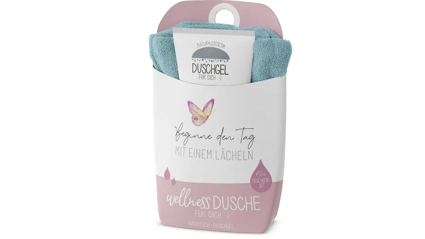 Geschenk für Dich Wellness-Set Beginne den Tag mit einem Lächeln
