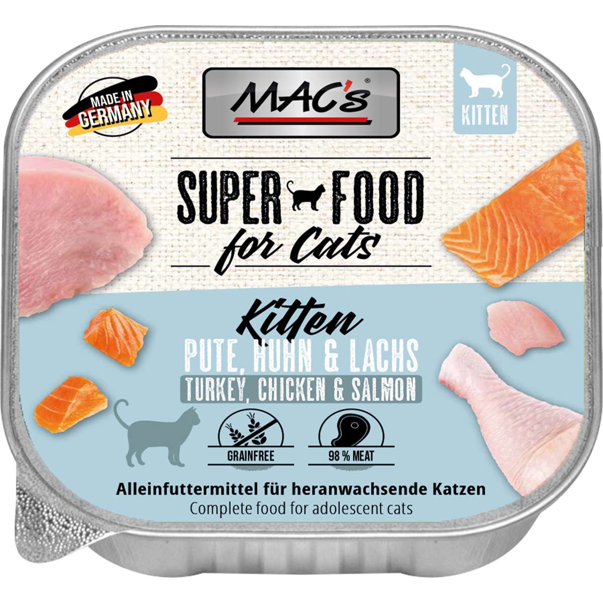 MAC's Cat Kitten Pute, Huhn & Lachs günstig kaufen bei ZooRoyal