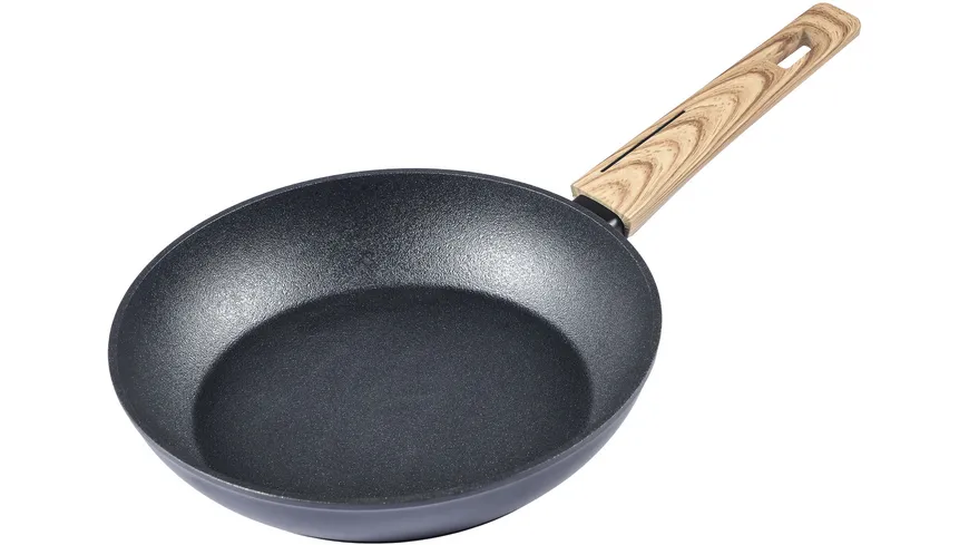 SCHÄFER Pfanne Maple Wood Ø 20cm Schwarz und Holzfarben