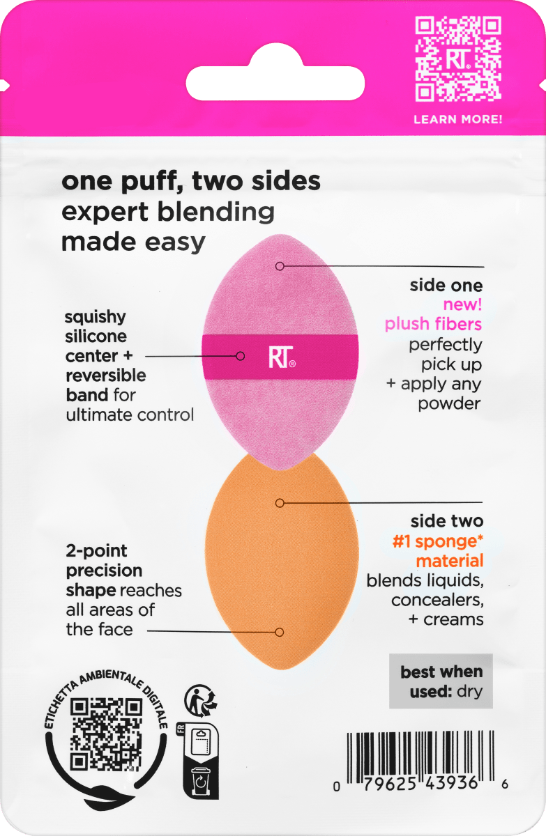 Make-up Schwamm 2in1 Powder Puff, 1 St