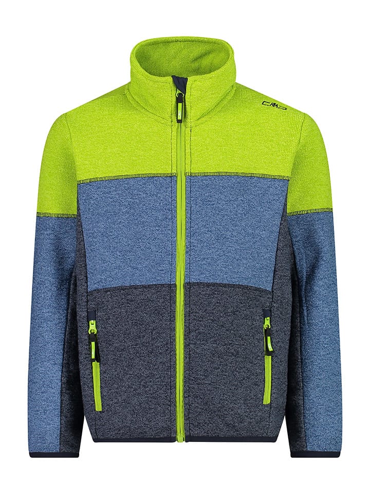 CMP Fleecejacke in Blau/ Grün günstig kaufen