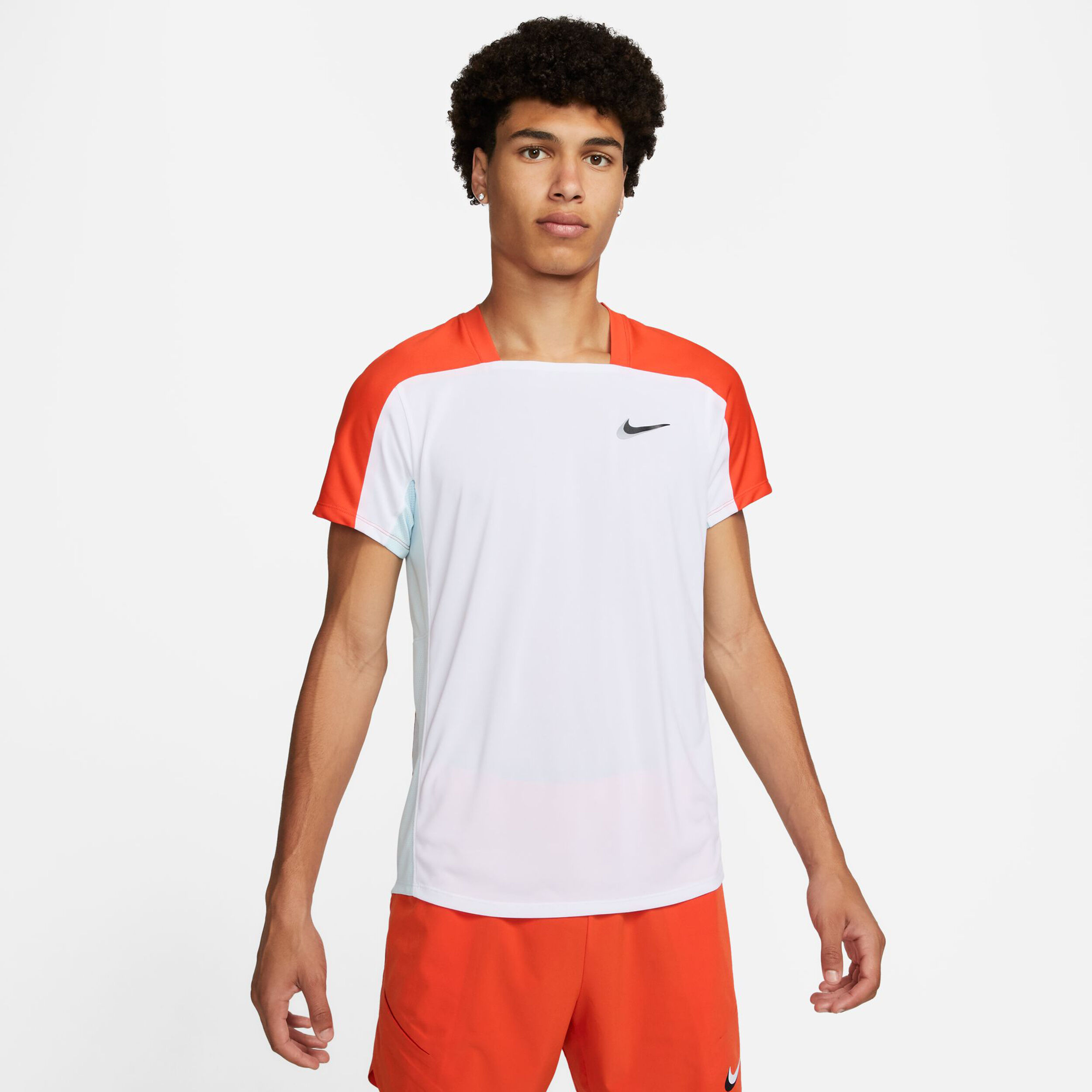 Dri-Fit Slam T-Shirt Herren - Weiß, Orange